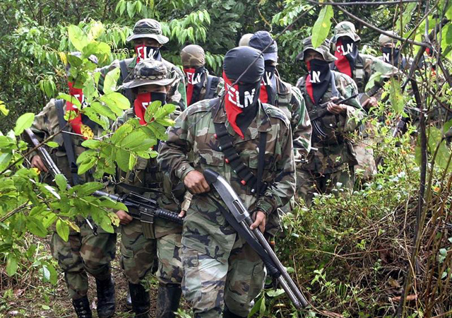 Colombia: detenidos ocho jefes del ELN