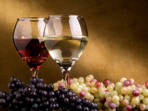 Uvas para enfriar el vino