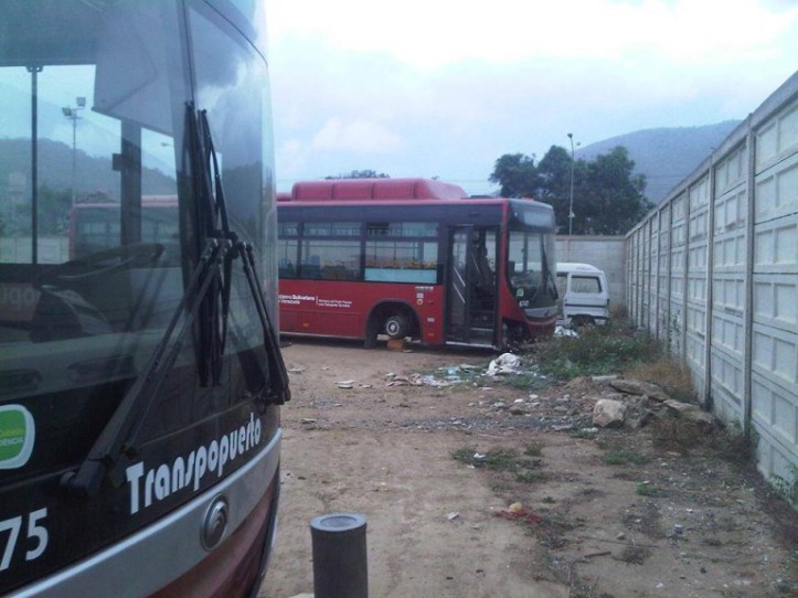 Develan cementerio de buses Yutong en Sidor Guayana (+Video)
