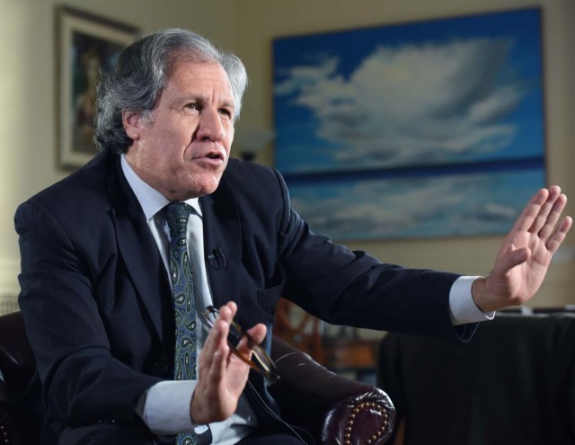 Luis Almagro, secretario general de la OEA (Foto EFE)