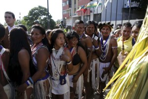 Indígenas de Amazonas protestan frente al TSJ por sentencia de la sala electoral (Fotos)