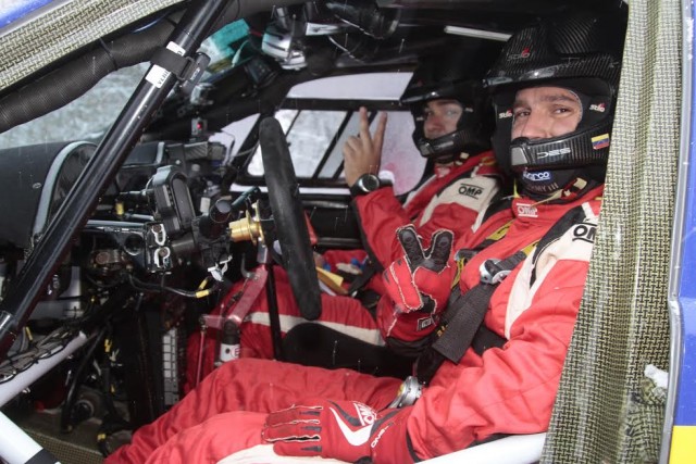 Dupla Coffaro y Meneses tuvieron un gran debut en rally con nieve.