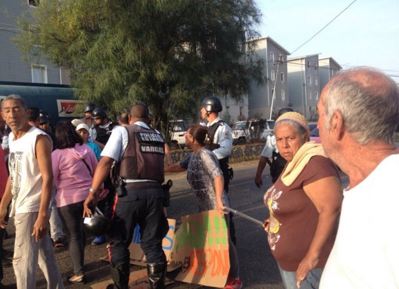 Protestaron en Playa Grande por falta de agua #3Mar