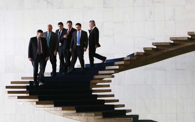 Los diputados estuvieron en Brasil donde se recibió apoyo del Senado (Foto Reuters)