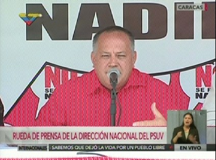 Cabello pide nuevamente a Obama que derogue el decreto contra funcionarios venezolanos