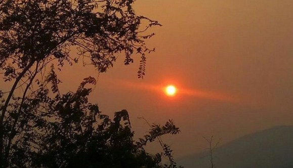 Así fue el ocaso de este lunes en Caracas (Fotos)