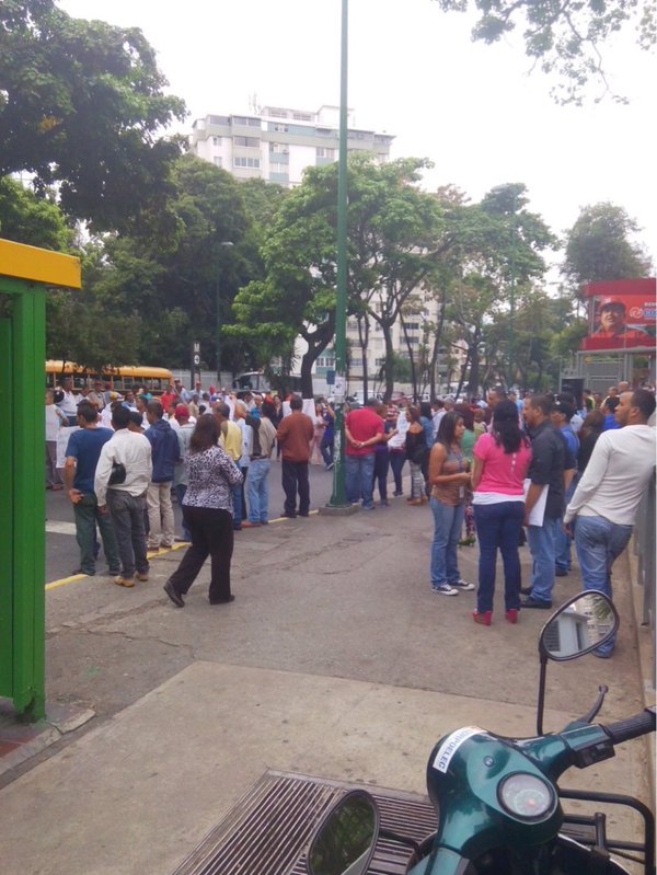 Corpoelec protestan en El Márquez.