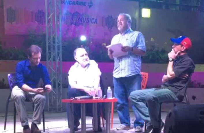 Capriles y Muchacho estuvieron presentes en la Feria del Libro en Altamira