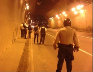 Reportan enfrentamiento en la parte alta del túnel La Planicie