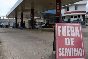 La gasolina se agotó el lunes en San Cristóbal