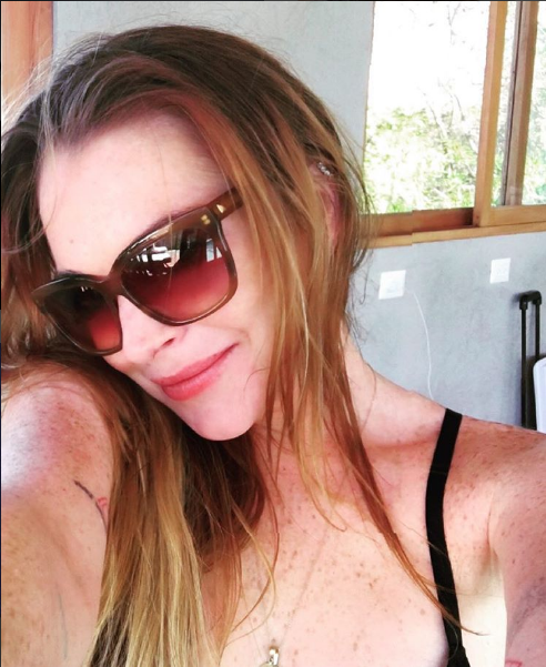 ¡No tan natural! El bikinazo de Lindsay Lohan que despertó las críticas de sus seguidores