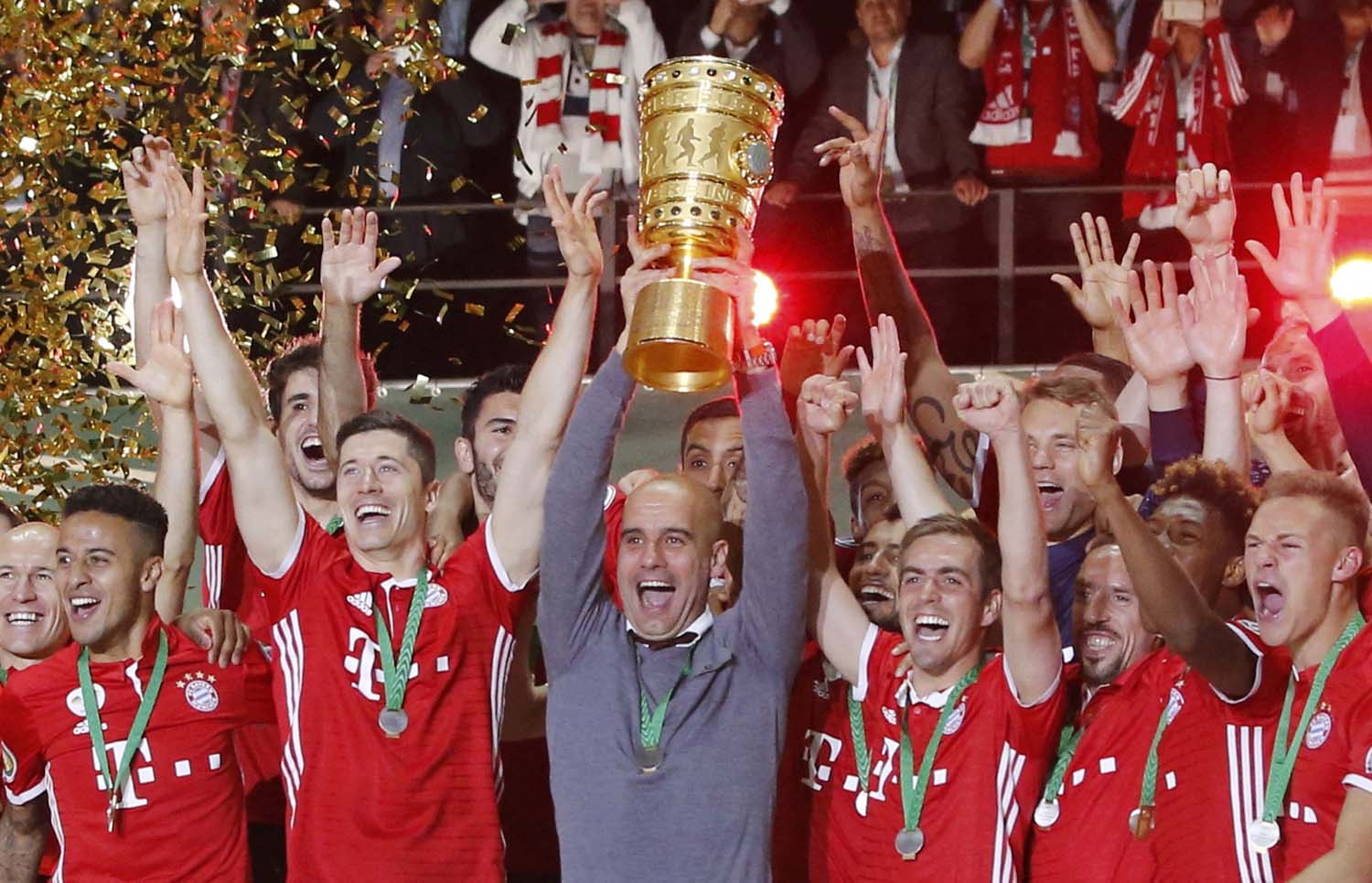El Bayern gana la Copa de Alemania y da una despedida con broche de oro a Guardiola