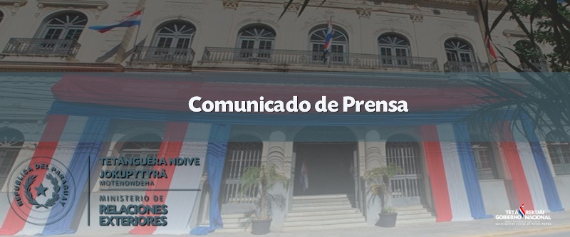 Gobierno de Paraguay fija posición sobre la situación de Venezuela (comunicado)