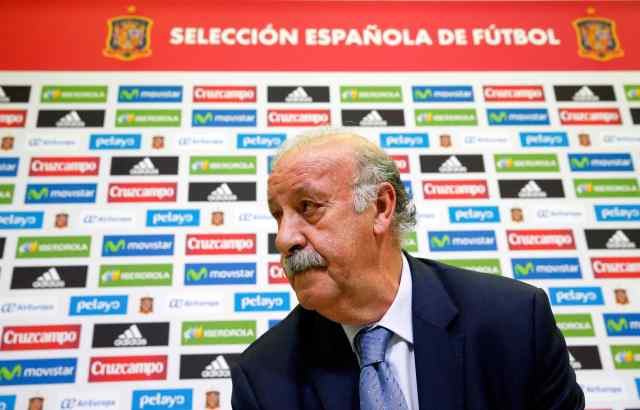 Vicente del Bosque, director técnico de la selección española (Foto Reuters)