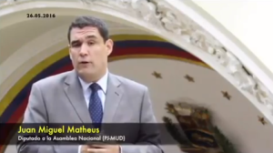 Resumen de la sesión de la AN por el diputado Matheus (Video)