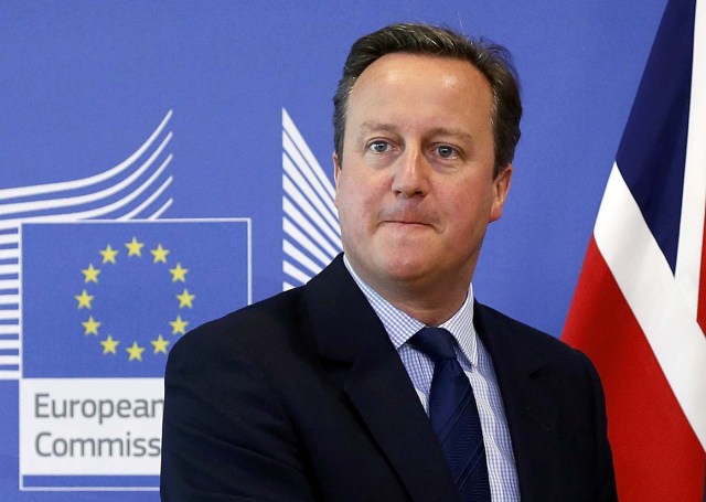 Britain's Prime Minister David Cameron arrives at the EU Summit in Brussels Brussels, Belgium, June 28, 2016. REUTERS/Francois Lenoir TPX IMAGES OF THE DAY