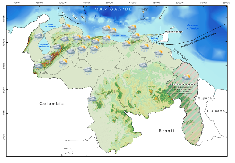 Pronostican lluvias para este lunes en el occidente del país