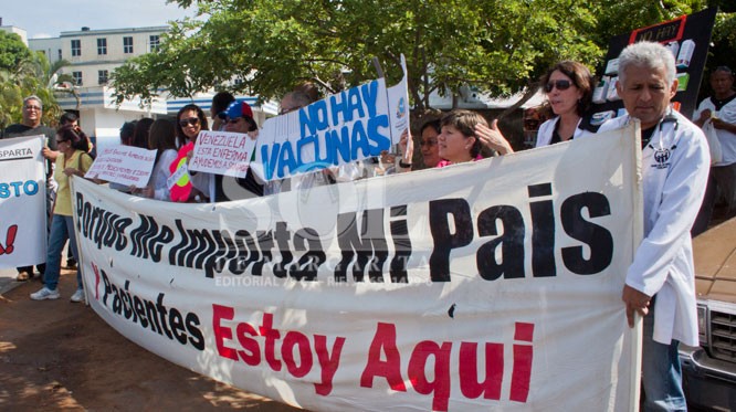 Médicos del Hospital Central de Margarita protestaron por falta de insumos y muerte de 84 neonatos