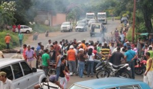 Protestaron por azúcar en Valle de Guanape