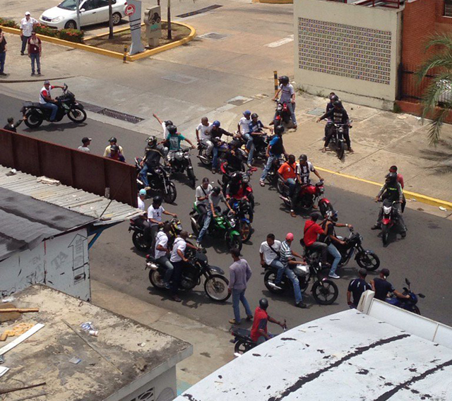 Reportan represión de la GNB en concentración de Guayana