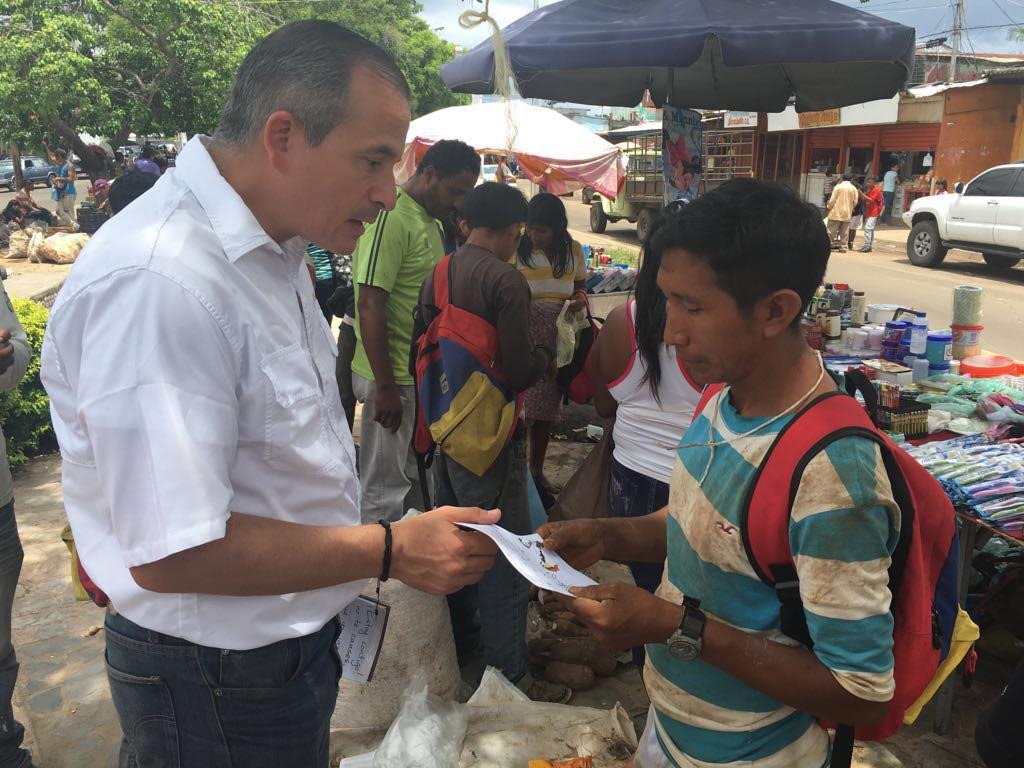 Diputado Francisco Sucre promovió el Revocatorio en Caicara del Orinoco