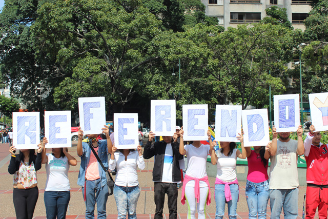 Así se reporta la concentración en la Plaza Altamira #16Sep