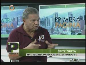 Erick Zuleta: Pasaje a 100 bolívares tampoco resuelve situación del transporte