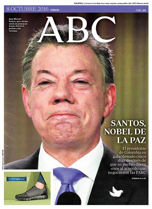 Portadas de la prensa internacional de este sábado 8 de octubre de 2016