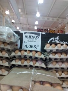 El “precio susto” de un cartón de huevos en Táchira (FOTO)
