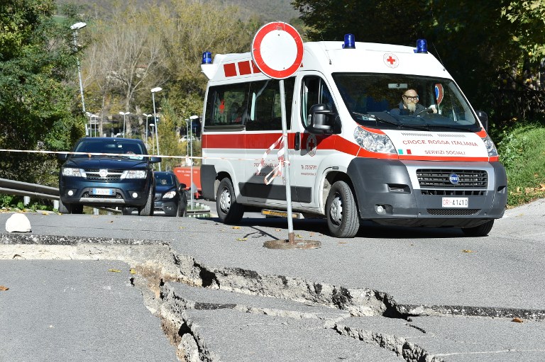 Quince mil personas, asistidas por Protección Civil tras terremoto en Italia