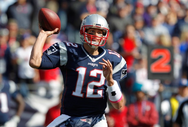 Tom Brady, mariscal de campo de los New England Patriots