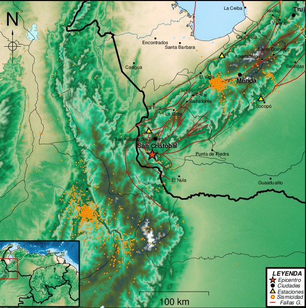 Sismo de magnitud 2.9 en San Cristóbal