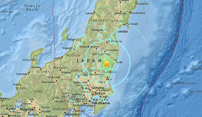 Un intenso sismo de magnitud 6,3 sacude el centro y el nordeste de Japón