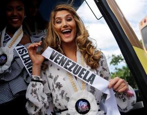 Así llegó Miss Venezuela a Filipinas (Fotos)