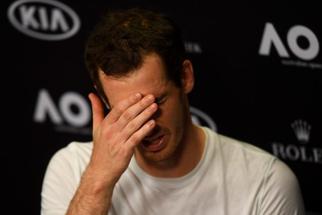 MLB. Melbourne (Australia), 14/11/2016.- Andy Murray of Britain reacts during a press conference after being defeated by Mischa Zverev of Germany in round four of the Men's Singles at the Australian Open Grand Slam tennis tournament in Melbourne, Victoria, Australia, 22 January 2017. (Abierto, Tenis, Alemania) EFE/EPA/LUKAS COCH AUSTRALIA AND NEW ZEALAND OUT