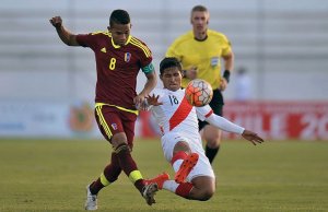 Venezuela y Perú empataron 1-1 en el Sudamericano Sub’20