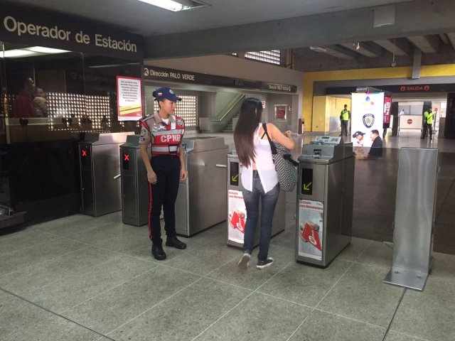 metro caracas seguridad