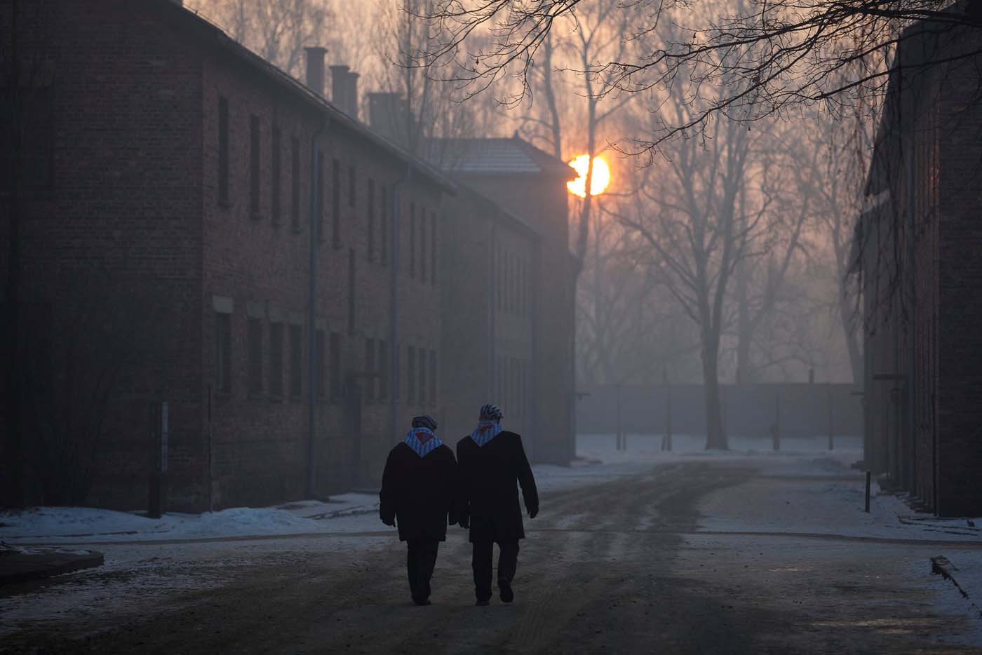 Decenas de supervivientes rinden homenaje a las víctimas de Auschwitz (fotos)