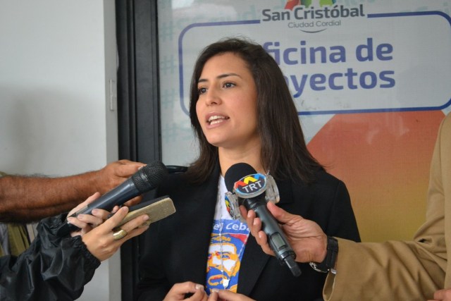 Patricia de Ceballos, alcaldesa de San Cristóbal, estado Táchira // Foto Archivo