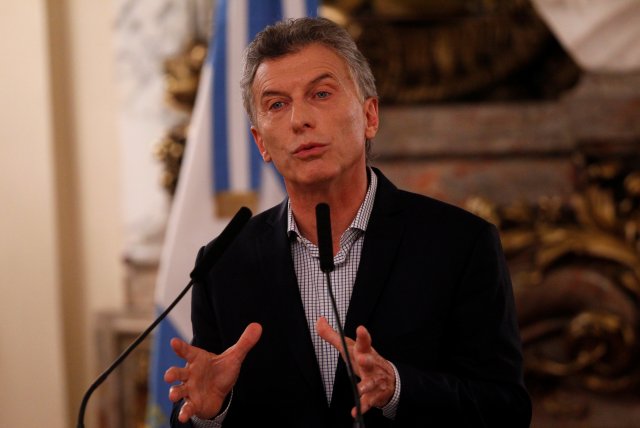 Mauricio Macri, presidente de Argentina. Foto: Reuters