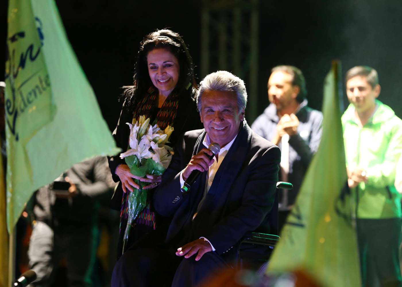 Moreno obtiene el 39,18 % de los votos en Ecuador con el escrutinio al 93,4 %
