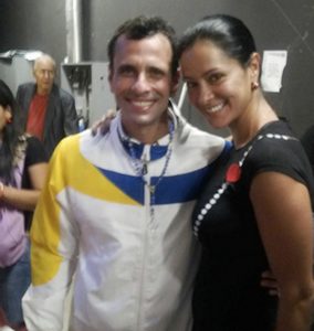 ¿Empatados? Henrique Capriles le puso el ojo a Norkys Batista (Foto)