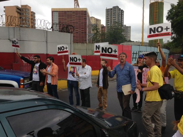 Foto: Protesta en redoma de La Matica en la Panamericana