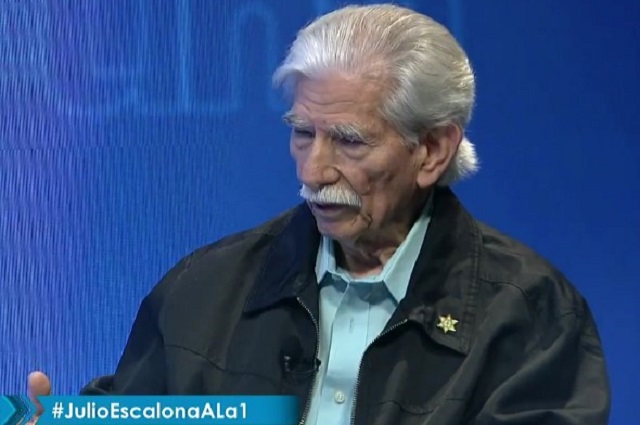 Julio Escalona, economista y activista político del oficialismo / Foto captura TV