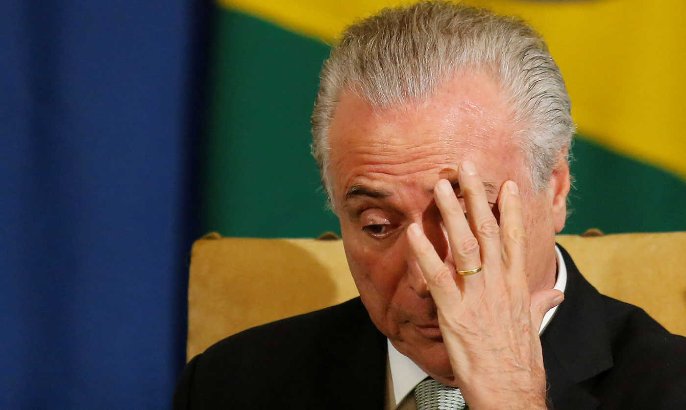 Temer se resiste a la renuncia pero en Brasil ya le buscan un sustituto