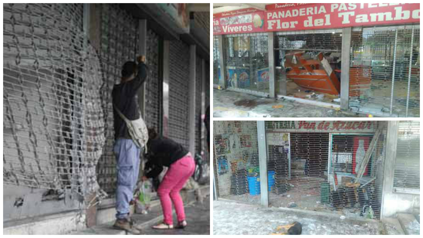 Al menos 24 locales fueron saqueados durante disturbios en Los Teques