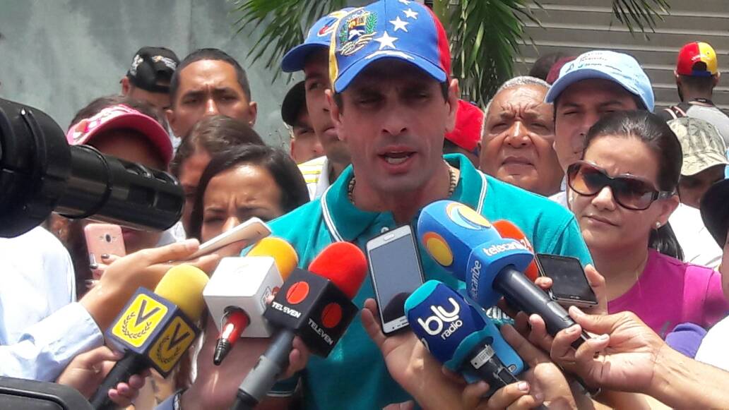 Capriles: El primer interesado en desestabilizar es el Gobierno