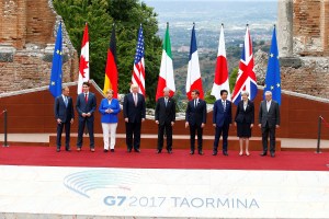 Los líderes del G7 inauguran oficialmente la cumbre de Taormina