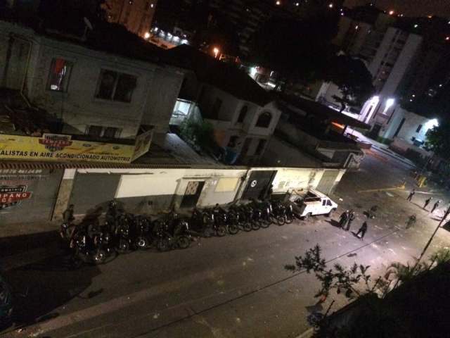 Paramilitares hicieron de las suyas en El Paraíso. Efectivos de la GN acudieron al lugar. Foto: Cortesía