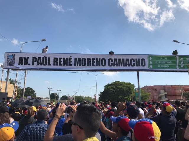 Movimiento estudiantil en el Zulia /Foto: Nota de Prensa